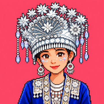 Pixel avatar style sample
